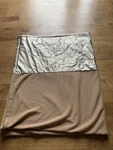 Vince Camuto White Luxe Oversized Reversible Faux Fur Throw Blanket. Fixed Price $24.00.