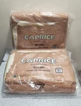 Vintage Owen Caprice Brown Cocoa Polyester Blanket Twin / Full 72 X90 Nos. Fixed Price $34.95.