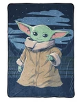 Large Star Wars Mandalorian Baby Yoda The Child 62 X 90" (7.5' 5.15') Blanket. Fixed Price $37.99.