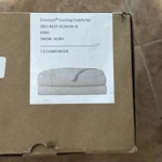 Rest Evercool Cooling Comforter King Blanket Ivory Hot Sleeper. Fixed Price $99.00.