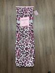 Juicy Couture Pink Leopard Cheetah Soft Throw Blanket 60 X 90 Twin Mothers Day. Fixed Price $59.99.