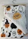 Modern Baby Halloween Blanket Infant Reversible Pumpkins Ghosts Super Soft New. Fixed Price $31.41.