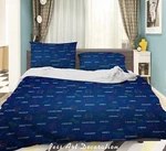 3D Twelve Zodiac Signs Blue Quilt Cover Set Duvet Bedding Pillowcases. Fixed Price $144.99.