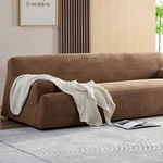 Camel Sofa, Modern Simplicity, Durable Fabric, Solid Wood Frame. Fixed Price $399.00.