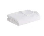 Clean Spaces 100% Cotton Gauze Bed Blanket Full/queen White Microfiber 90" X. Fixed Price $44.99.