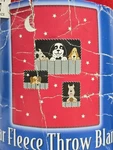 Big Polar Fleece Throw Red 54X68 Dogs Looking Over Fence Blanket New. Fixed Price $18.99.