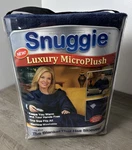 New Vtg Deep Blue Snuggie Luxury Microplush Fleece-the Blanket That Has Sleeves. Fixed Price $24.99.