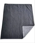 Estex Home Fashions Reversible Quilted Velvet Sherpa Pinsonic Fleece Throw Grey. Fixed Price $17.65.