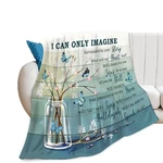 Christian Butterfly Blanket For Women, Can Only Imagine Fleece Gift.... Fixed Price $32.39.