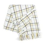 Honey Bee Plaid Throw Blanket Yellow Black White Pattern Spring Soft Co.... Fixed Price $74.84.