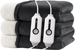 Electric Heated Blanket Queen Size 84"X90" Dual-sided With Microplush & Sherpa. Fixed Price $61.88.