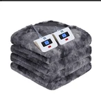 Sealy Electric Blanket Queen Size Heated Faux Fur With 10 Levels. Fixed Price $42.99.