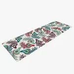 Kess Inhouse Pom Graphic Design Peacock Feathers Exercise Yoga Mat 72"X24". Fixed Price $12.46.