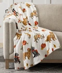 Members Mark Lounge Throw Blanket 60"X70" Soft Luxurious Dogs Fall Velvet Plush. Fixed Price $29.99.