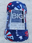Kohls The Big One Fireworks Oversized Plush Throw 5FT X 6FT. Fixed Price $22.95.