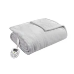 Serta Queen Plush Electric Heated Blanket Light Gray. Fixed Price $63.99.