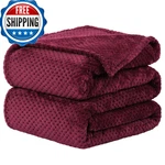 Uxcell Flannel Fleece Bed Blankets Soft Warm Microfiber Mesh Fuzzy. Fixed Price $55.68.