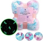 Vudeco Glow The Dark Blanket For Kids Throw 50 X 60 Inches- Rainbow. Fixed Price $40.00.