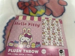 Sanrio Hello Kitty Easter Bunny Plush Throw Blanket 50 X 70 Machine Washable. Fixed Price $35.00.
