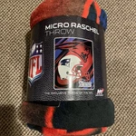 Northwest Nfl 50"X60" Micro Raschel Throw Blanket Football New England Patriots. Fixed Price $26.99.