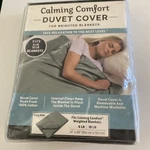 Calming Comfort Duvet Cover Weighted Blankets Grey Mist 41" X 60". Fixed Price $9.99.