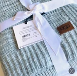 Nwt Ugg Mohair Wool Knit Throw Blanket 50'' X 70" Mist. Fixed Price $59.99.