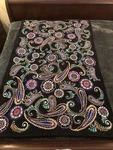 Vera Bradley Cozy Plush Throw Blanket Dreamer Paisley Black 80X50. Fixed Price $21.97.