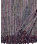 Sferra Colorato Decorative Alpaca Wool Throw Blanket Royal Purple Fringed New. Fixed Price $246.90.