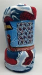 Kids Marvel Spiderman Plush Throw Blanket 46IN X 60IN Warm & Cuddly Blue Red. Fixed Price $26.95.