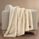 Frye Luxe Faux Fur Throw Plush 60" 70" Gray Silky Soft Feel Polyester New. Fixed Price $129.99.