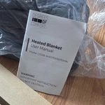 Degrees Of Comfort Electric Heated Blanket Gray King Size LY03B-8490/10090/10094. Fixed Price $16.98.