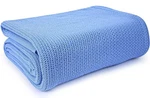 Best Linteum Textile Supply Blue Hospital Thermal Blanket 66X90 Inch 100 Cotton. Fixed Price $39.89.