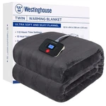 Twin Electric Blanket 62X84" Soft Flannel Heated 10 Levels Auto-off Charcoal. Fixed Price $59.99.