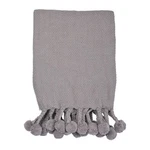 Main + Mesa Woven Cotton Pom Throw. Fixed Price $33.19.