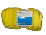 Yellow Throw Blanket 50X60 Polyester Room Essentials Target New. Fixed Price $9.00.