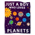 Just Boy Who Loves Planets Solar System Blanket Gifts For Sys.... Fixed Price $28.96.
