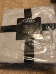 Nip Lauren Ralph Micromink Grey King Blanket. Fixed Price $61.00.