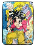 Dragon Ball Gt Blanket Super Saiyan Baby Pan Uub Fleece Throw 45" X 60". Fixed Price $29.99.