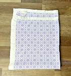 Pottery Barn Kids Purple White Geometric Knit Throw Blanket 35 30 Hexagon 2014. Fixed Price $18.99.