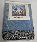 New Walt Disney World Mickey & Minnie Mouse Blanket Tapestry Woven Throw 60"X50". Fixed Price $40.00.