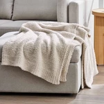 Better Homes & Gardens Beige Cozy Knit Throw, 50" X 72". Fixed Price $32.45.