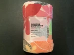 Kohls Sonoma Heritage Month Tropical Floral Oversized Plush Throw 5FT X 6FT. Fixed Price $22.99.