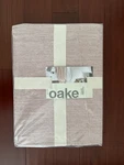 Nwt Oake Yarn Dyed 100% Cotton Weave Blanket Bisque/quartz Full Queen 90"X96". Fixed Price $55.00.