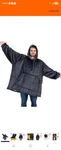 Comfy Sherpa Wearable Blanket Oversized Cozy Lounge Fleece Hoodie. Fixed Price $22.00.