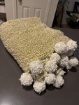 Anthropologie Throw Blanket With Pom. Fixed Price $67.00.