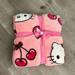 Hello Kitty Sanrio Cherry Cherries Plush Twin BLANKET-PINK-60X90-VALENTINES Day. Fixed Price $55.00.