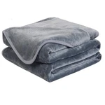 Easeland Soft Size Blanket All Season Warm Fuzzy Microplush Queen, Gray. Fixed Price $53.99.