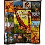50X60 Sherpa Throw Blanket Just Girl Who Loves Soft Plush. Fixed Price $17.95.