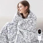 Mh Mylune Home Leopard Print Heated Throw Blanket, Etl & Fcc Certified Blanke.... Fixed Price $115.27.