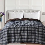 Tribeca Living - Plaid Blanket King Size Reversible W/ Cotton Acrylic Germany. Fixed Price $99.99.